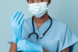 Free Photo _ Medium shot health worker with mask